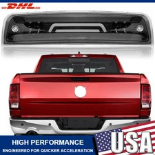For 2010-2018 Ram 1500 2500 3500 Smoked Lens LED Third / High Level Brake Light 