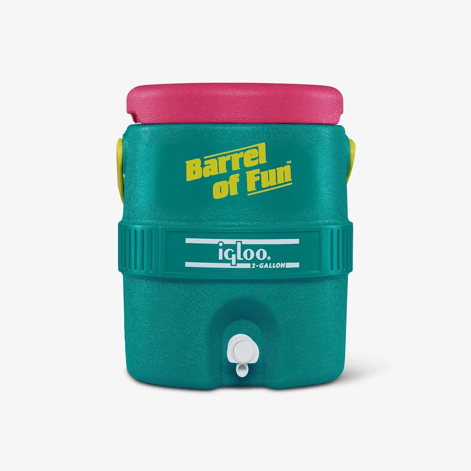 Retro Beverage Cooler 2 Gallon Jug Insulated Drink Dispenser W/ Spigot Party Use