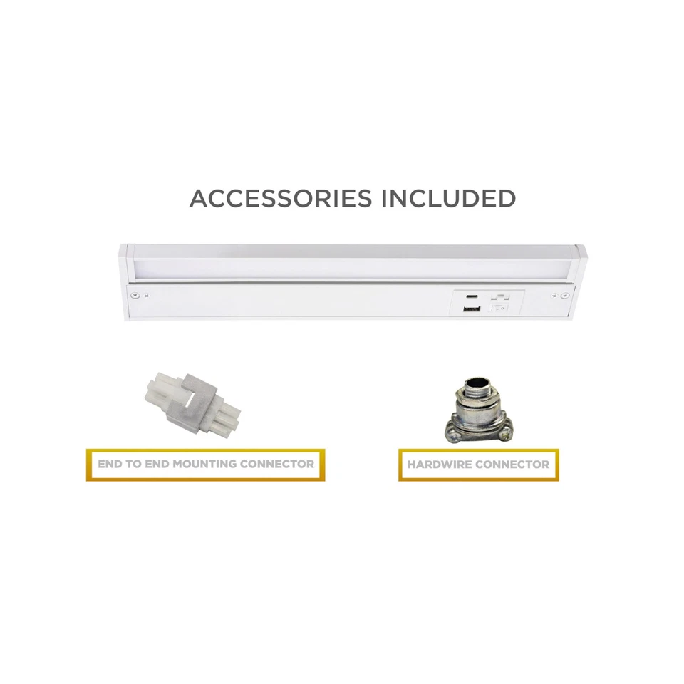 AFX ELNU40 Elena 40"L LED Under Cabinet Light - White - Image 2 of 4