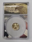 2024 1/10 Oz $5 Gold American Eagle FIRST STRIKE 101 of 599 ANACS MS70