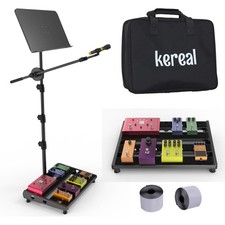 Guitar Pedal Board 16 X 12.4 with Carrying bag, Guitar Effects Pedalboard w...