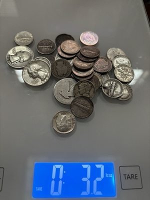 #ad 90% Silver Dimes 1 4 $3.75 Face Junk Silver Mercury amp; Roosevelt – 2.29 oz ASW $219.00