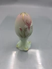 Fenton Art glass egg 5146 JB hand painted NIB Lotus Mist Burmese 529/3000