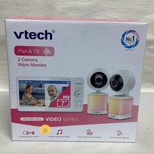 VTech 2 Camera 7" Digital Video Baby Monitor with Pan-Tilt-Zoom VM7468-2HQ