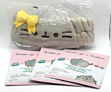The Cr me Shop 3d Pusheen the Cat Plush Spa HeadBand Ltd. Ed. 3 face masks NEW