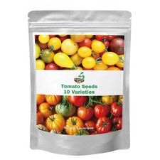 1,500 Tomato Seeds, Heirloom Vegetable for Planting Indoor Outdoor, 10 Varie...