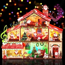 Christmas Cards, Light and 3 Christmas Music Merry Christmas Card, 3D Pop Up Chr