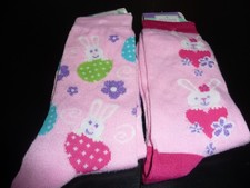 CUTE PINK EASTER SOCKS SIZE 4-10