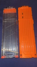 Nerf Magazine Clip Lot of 5 - Flip Clip 12 Round  18 Round Clear Mag