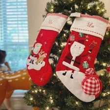 Pottery Barn Holiday Christmas stocking Santa Deer present Party school Disney -