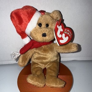 Ty Beanie Babies Jingle Beanies Holiday Teddy Bear 1997 Retired MPN 03560