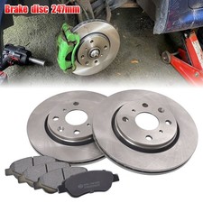 For Citroen C1 Peugeot 107 108 Toyota Aygo Front Brake Discs and Pads Premium