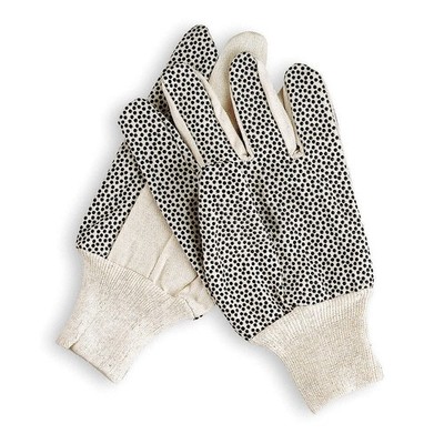 CONDOR 2UUH6 PK 12 Canvas Gloves,White,S,PR 2UUH6