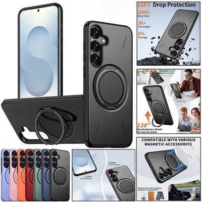 Handyhülle für Samsung Galaxy S26 S25 S24 S23 Ultra Magnetische Stoßfeste Case