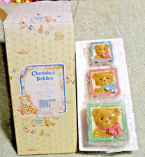 Cherished Teddies 240281 "Love Letter Blocks" NIB Free Shipping