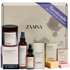 Spa Gift Set for Her - USA Made Luxury Self Care Spa Set, Pampering at Home Bath