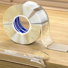 Clear Soft Corner Protectors Strip 1.4 In x 13 FT Sharp Edge Table Bumper