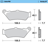 Motomaster Fnt L Pro Rac GP Sinter BremsbeläGe Gas Gas RX 450 F