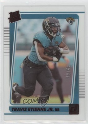 2021 Panini Clearly Donruss Rated Red 12/49 Travis Etienne Jr #59 Rookie RC 0a6