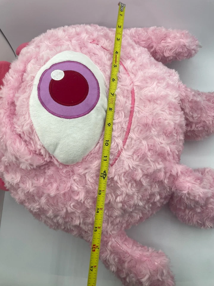 Nuevo Peluche Disney Store Monsters University Mike Wazowski Grande Rosa 24" T&G Foto 3 de 4