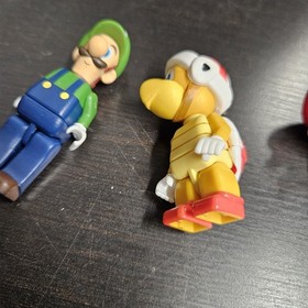 K'NEX KNEX Super MARIO Bros Minifigure LOT DIDDY KONG LUIGI FIRE BROTHER KOOPA