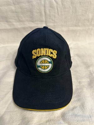 Vintage Seattle Sonics Hat Northwest Dodge Dealers Promotional Flexfit World Spo