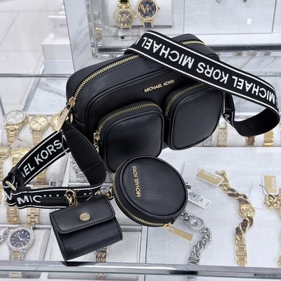 Michael Kors 35S2GTTC6L Women's Crossbody Bag Medium - Black for