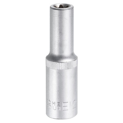E-Torx Socket 1/2'' Drive E12 External Torx Deep Socket CR-V 6 Point Star Socket