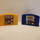Tony Hawk's Pro Skater 1 & 2 Nintendo 64 N64 Skateboarding Game LOT Authentic