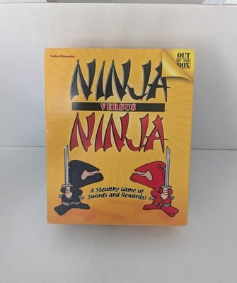 Ninja Versus Ninja Board Game Out of the Box 2009 2 Player Strategy