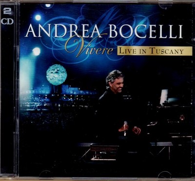 ANDREA BOCELLI   VIVERE   LIVE IN TUSCANY   CD & DVD m. LANG LANG, SARAH BRIGHTM