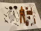 Vintage Fighting Eagle Best Of The West Lot Figure +Accessories.