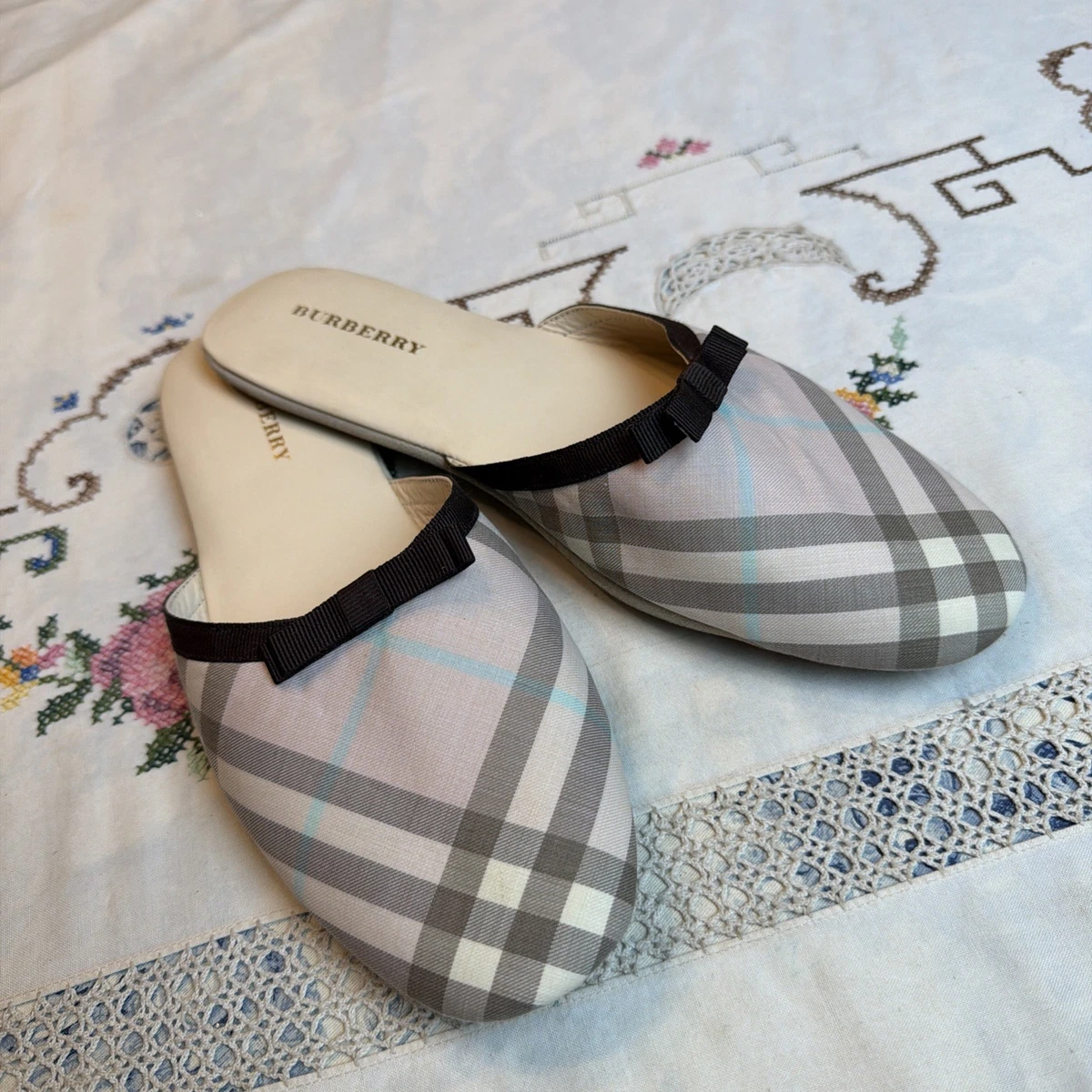 Burberry Women's Check Slippers for Women for sale | eBay