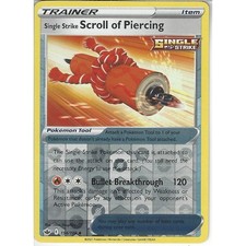 154/198 Single Strike Scroll of Piercing | Uncommon Reverse Holo Trainer Pokemon