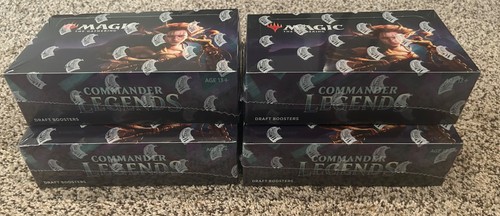 mtg Commander Legends Booster Draft boxes 2021 (English) X 4