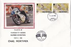 Isle of Man Famous TT Riders FDC - Chas Mortimer 1983
