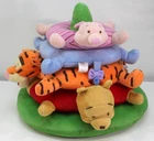 VTG Walt Disney Winnie The Pooh Stackable Plush Pillow Ring Toss Baby Set Bundle