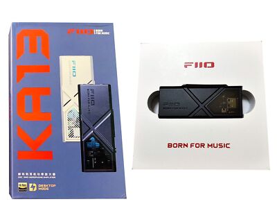 FiiO KA13 Portable DAC and Headphone Amplifier (Black)