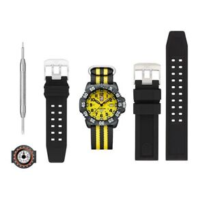 Luminox Men's Watch Set Navy Seal 3950 Series Yellow and Black Strap 3955.SET - Click1Get2 Deals