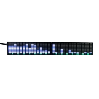 Dual Channel LED Music Spectrum Audio Level Display Pickup Rhythm ...