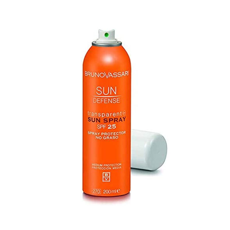Bruno Vassari Sun defense Transparent Sun spray Spf 25 200 ml - Crema solare
