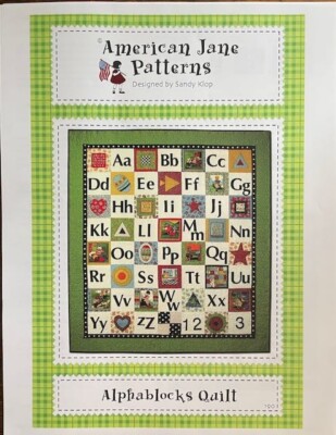  Alphablocks Quilt  By American Jane Patterns