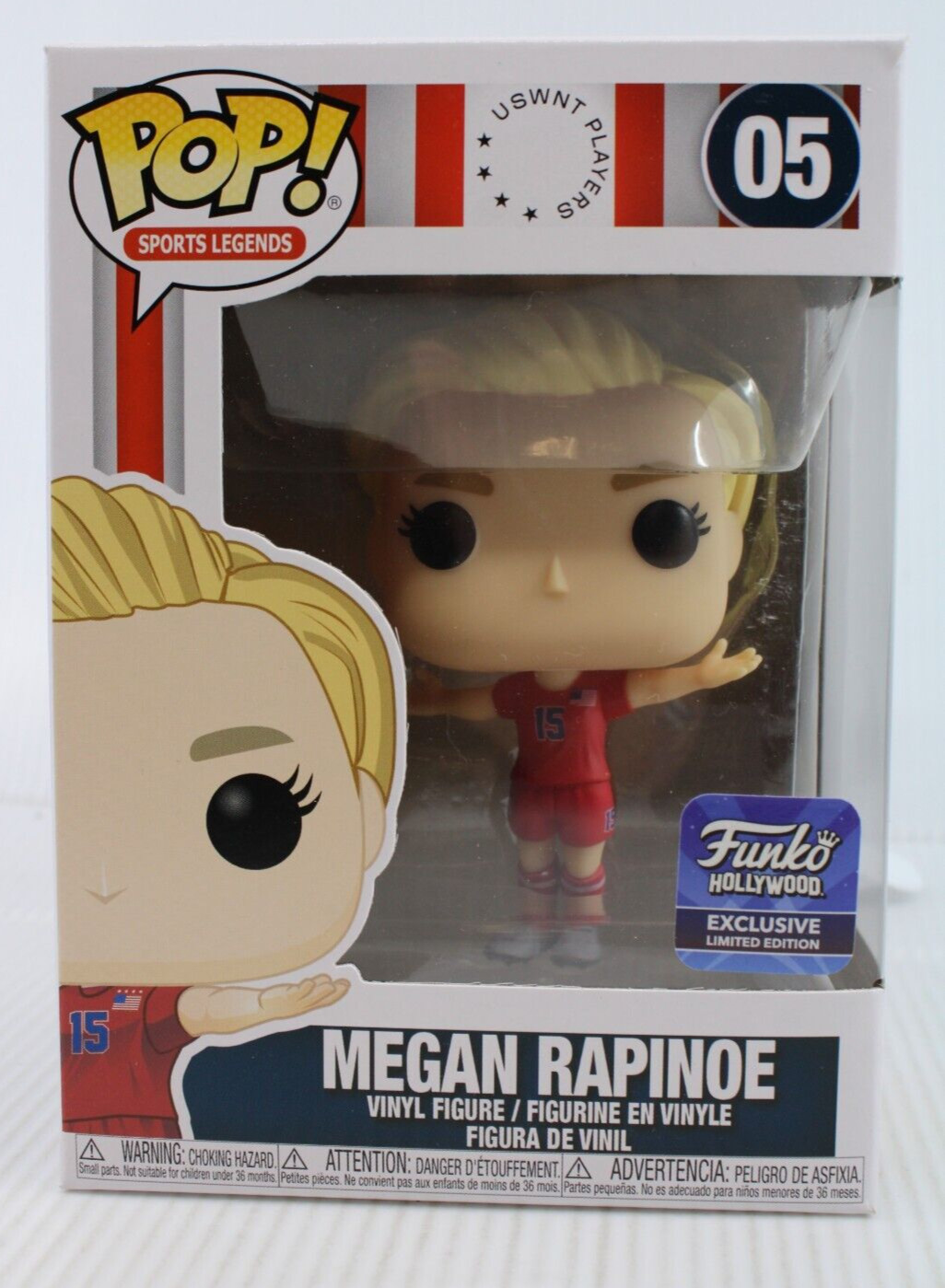 Figura De Vinilo G2 Funko Pop Sports Hollywood Shop Exclusiva Megan Rapinoe 05