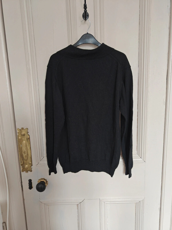 GANT 100percent Merino Wool Jumper Men's Extra fine Black M image 2