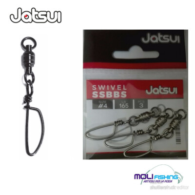 Girelle Con Attacco Rapido Jatsui Double Link - 5 Pezzi, Per Fishing E Attrezzatura Nautica