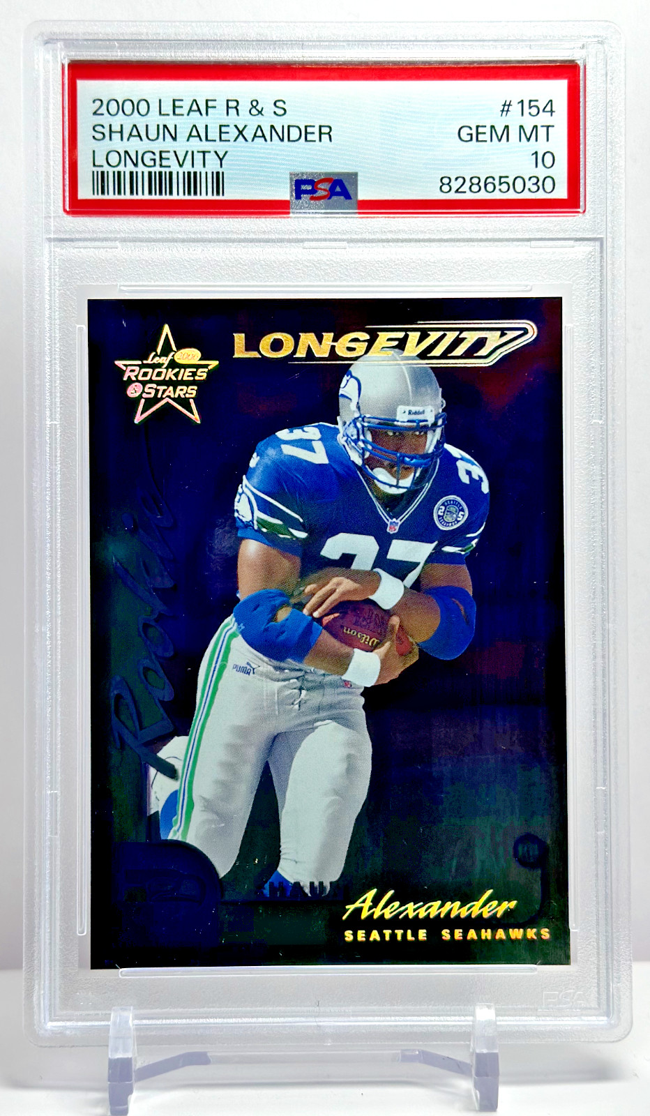 Shaun Alexander Leaf R & S #154 Longevity