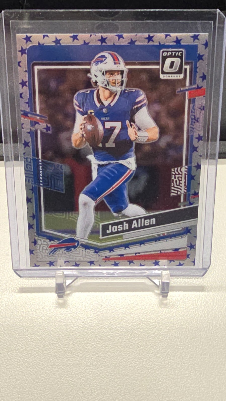 2023 Donruss Optic Josh Allen #22 Blue Stars Color Match