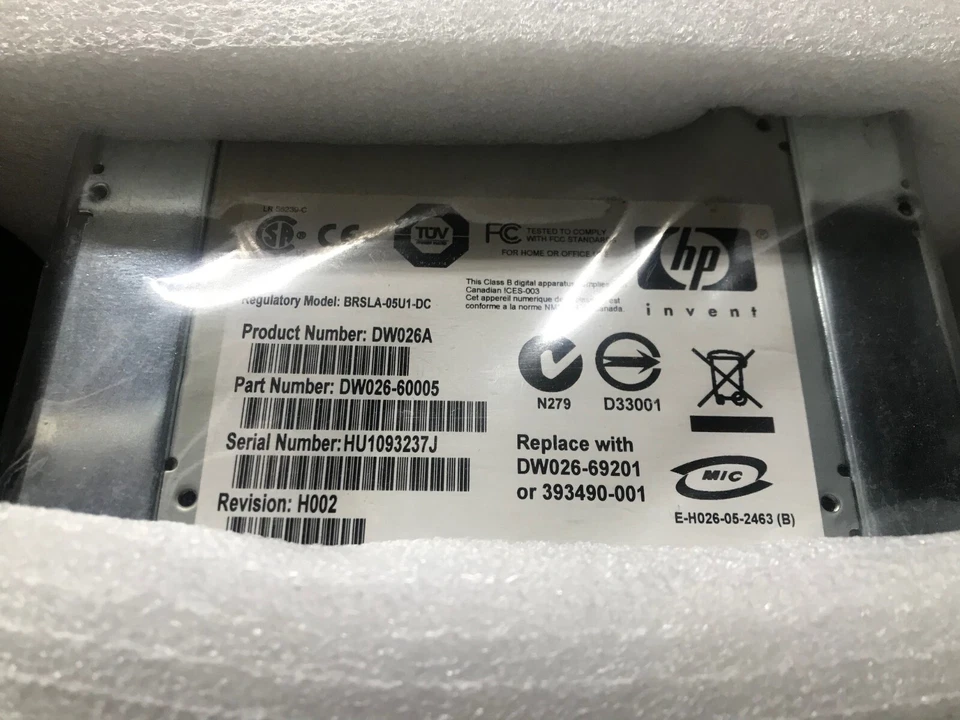 HP DW027A 36/72 DAT72 USB EXTERNAL TAPE DRIVE IN NEW GENERIC CASE - Image 2 of 3