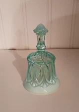 Fenton Art Glass Bell Blue Opalescent