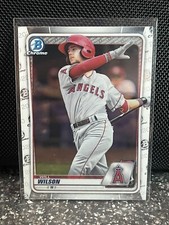 2020 Will Wilson #BCP-147 Bowman Chrome Prospects LA angels Free Shipping
